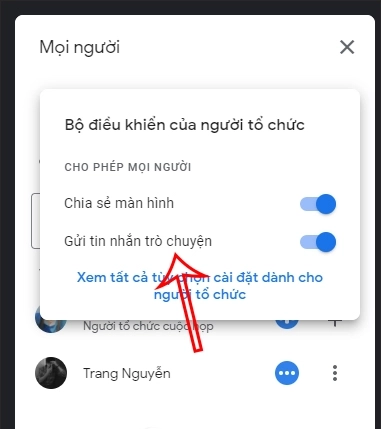 Bộ điều khiển của người tổ chức