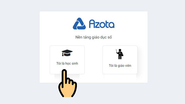 Cách tạo account Azota cho học sinh trên máy tính - 1