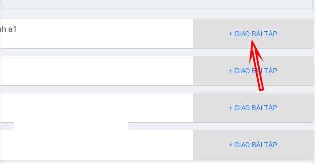 Nhấn vào nút "Giao bài tập"