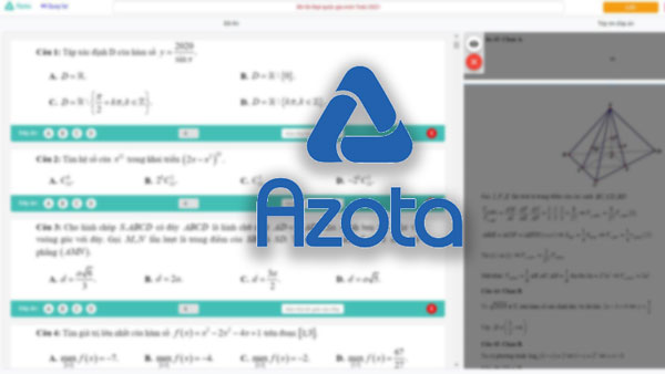 Cách dùng azota. vn đăng nhập, giao và chấm bài tập online