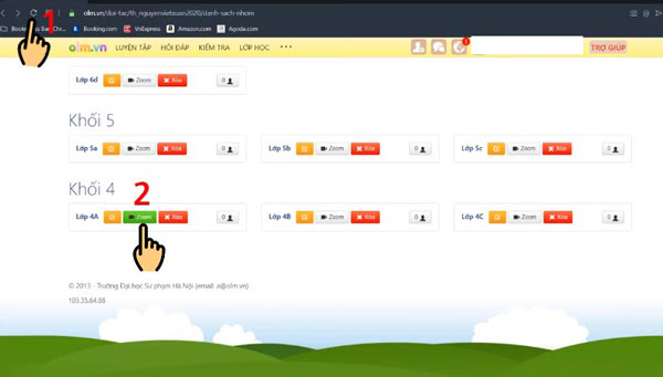 Chỉ dẫn tạo lớp học OLM.VN qua Zoom - 8