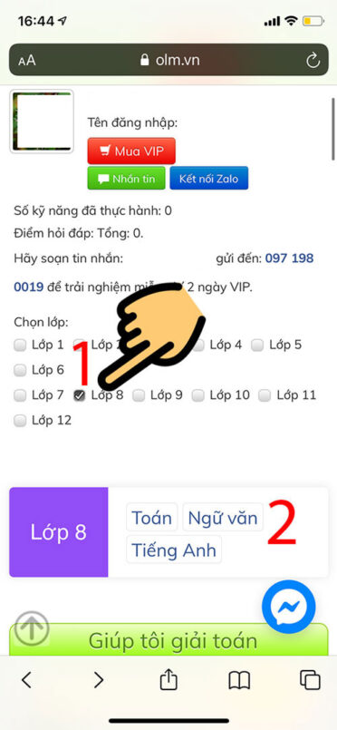 Ôn bài, luyện tập trên olm.vn lớp 4 đăng nhập