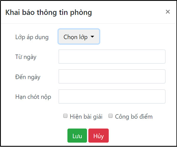 Tạo phòng học trên hệ thống lophoc.hcm.edu.vn - 2