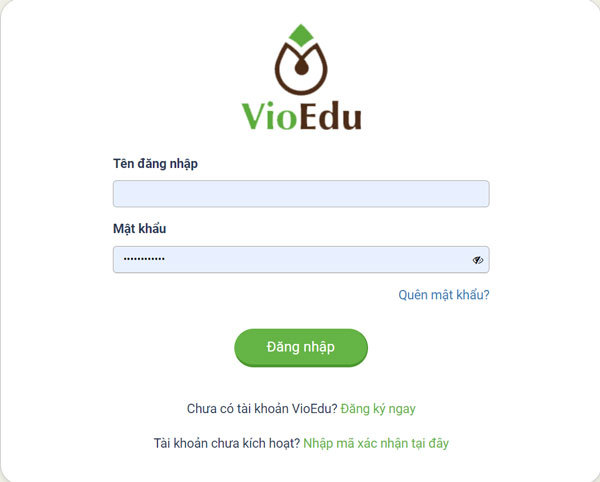 Cách đăng ký tài khoản Vioedu