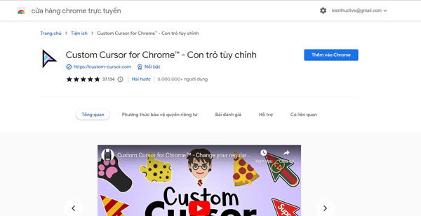 Custom Cursor for Chrome là gì?