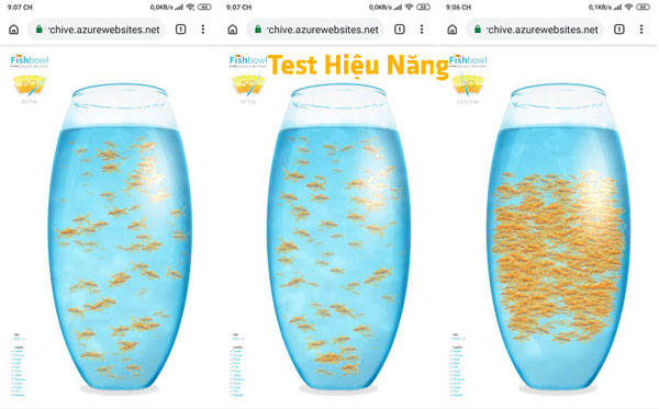 Sử dụng Bể cá vàng để test hiệu năng Smartphone, PC