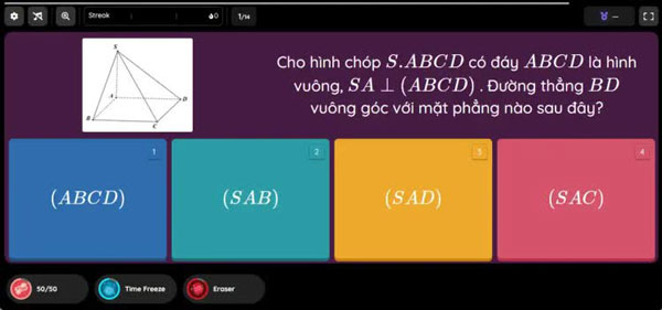 Trả lời các câu hỏi trên Quizizz Classic