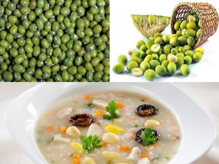 Đậu xanh, thịt gà là hai nguyên liệu chính cần chuẩn bị để chế biến món ăn