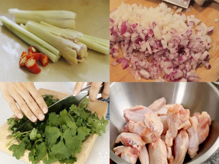 Nguyên liệu cần chuẩn bị cho món gà tây xào lăn