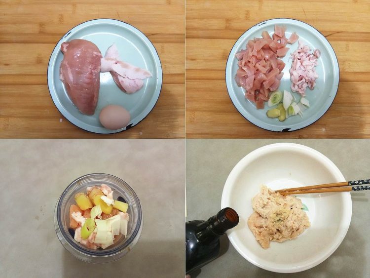 Công đoạn sơ chế cần có cho món chả gà chiên giòn